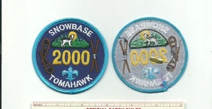 SCOUT BSA 2000 TOMAHAWK RESERVATION SNOWBASE CAMP PATCH INDIANHEAD COUNCIL MN WI - Picture 1 of 1
