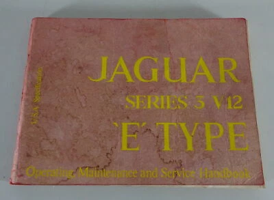 Istruzioni D'Uso Jaguar Serie III 5,3 Litro V 12 Su inglese Stand 1972 - Immagine 1 di 4