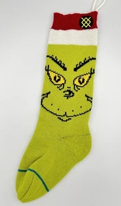 Stance Dr. Seuss THE GRINCH Christmas Green Stocking Holiday Fast Ship 🎄🎅🏼❤️ - Picture 1 of 3