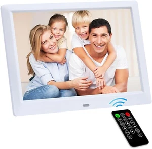9 Inch Digital Photo Frame, HD IPS Full Angle High Resolution LCD Screen white Z - Picture 1 of 6