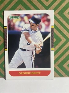 2021 Panini Donruss Retro 1987 /2021 George Brett #221 HOF - Picture 1 of 2