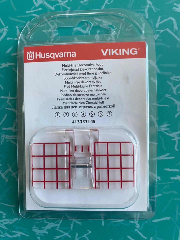 Multi-line Decorative Foot Husqvarna Viking Item # 413337145
