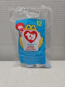 McDonalds Tag 1993 Ty Teenie Beanie Baby Zip Peanut 1998 #12 RARE NEW NIP - Picture 1 of 4