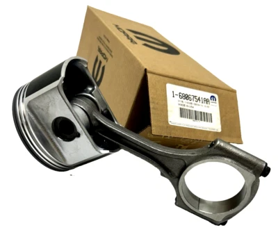 68067541AA OEM Mopar Engine Piston & Pin Connecting Rod 2005-2006 Dodge Charger Foto 1 de 4