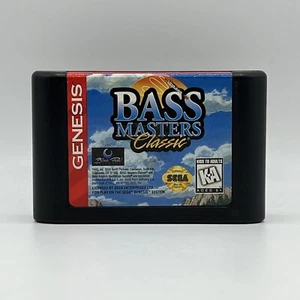Sega Genesis Bass Masters Classic Authentic Tested & Working Official THQ 1995 - Picture 1 of 4
