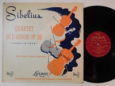 THE GRILLER STRING QUARTET Sibelius Quartet Voces Intimae LONDON LP LLP 304 Foto 1 de 4