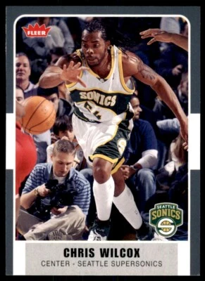 Баскетбольные карточки 2007-08 Fleer Chris Wilcox No110 - Изображение 1 из 2