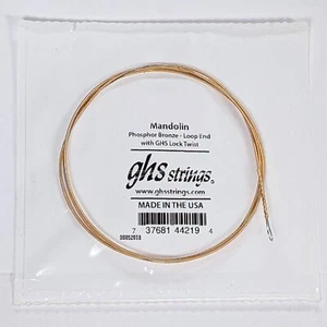 GHS MP40 mandolina fósforo bronce herida cuerda única, extremo de bucle - Imagen 1 de 1