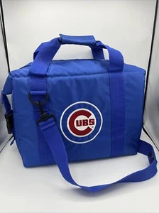 MLB Cubs Cooler Blue Insulated Baseball Tailgate With Shoulder Strap- Free Ship - Picture 1 of 5