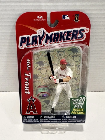 MIKE TROUT LA Angels PLAY MAKERS McFarlane Action Figure 2012 ROOKIE Baseball! Cover
