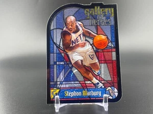 1999-00 Topps Gallery Of Heroes STEPHON MARBURY #GH2 NBA Nets Stained Glass - Picture 1 of 2