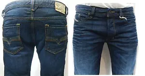Nuevo con etiquetas Diesel Marca de Diseñador Para Hombre Moda Jeans Larkee 73N Azul Oscuro 29 x 32 - Imagen 1 de 4