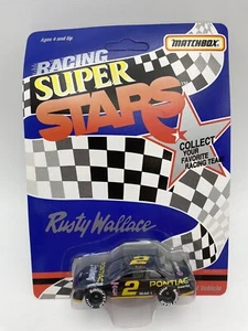 Matchbox 1992 Racing Super Stars Rusty Wallace Pontiac UNPUNCHED FREE SHIPPING - Picture 1 of 7