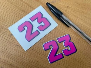 Enea Bastianini número 23 (par muy pequeño) - VENDEDOR DEL REINO UNIDO - Imagen 1 de 1