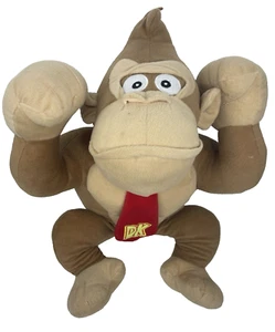 Super Mario Good Stuff Donkey Kong Plush Toy With Red DK Tie - Picture 1 of 8