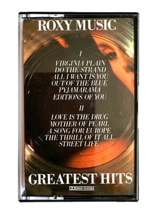 Roxy Music - Greatest Hits - Cassette Tape - Virginia Plain, Love is The Drug - Picture 1 of 2