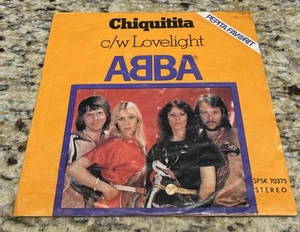 ABBA Chiquitita/Lovelight, 45RPM 7” MADE IN HUNGARY 1979 ARTISJUS-SPSK 70375 - Picture 1 of 3