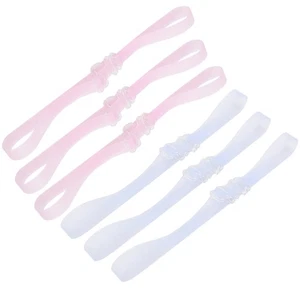 Paquete de 6 pares/paquete de sujetadores con correa transparente para mujer - Imagen 1 de 12