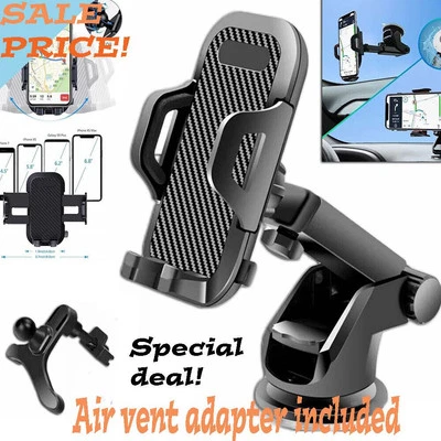 360° Universal Mount Holder Car Stand Windshield For GPS Mobile Cell Phone - Image 1 of 4