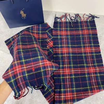 Écharpe Ralph Lauren Réversible Tartan - Photo 1/3