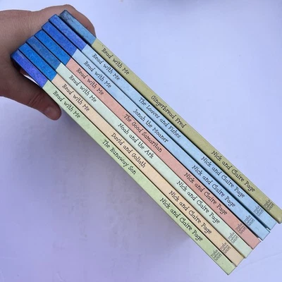 Set of 7 Read With Me Bible Readers Hardcover Story Books Nick and Claire Page - Image 1 of 4