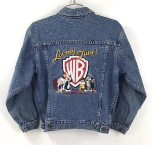 Warner Bros. Looney Tunes Denim Trucker Jacket - Size L - Picture 1 of 7