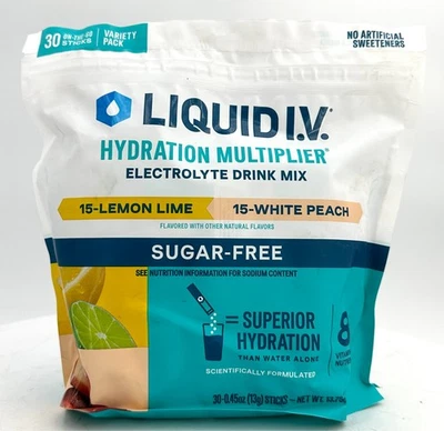 Liquid I.V. Hydration Multiplier Electrolyte Drink Mix 30 Pack (EXP - 5/7/2027) - Image 1 of 2