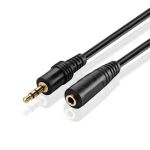 AUX Headphone 3.5mm Extension Cable Male Female Extender Audio Wire Cord 15FT - Picture 1 of 4