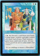 Overtaker FOIL Mercadian Masques NM Blue Rare MAGIC CARD (ID# 223441) ABUGames