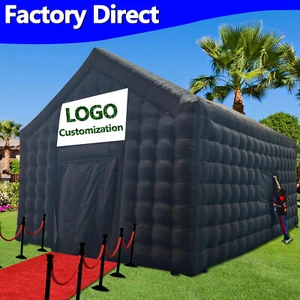 26ft Inflatable Nightclub Cube Tent Disco Cube Gazebo Event House Area Portable - Picture 1 of 9