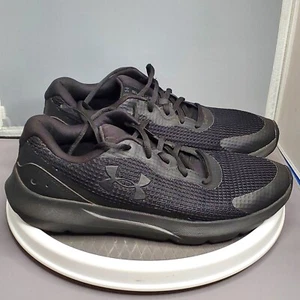 Under Armour Surge 3 3024894-002 Womens Black Running Sneaker Shoes Size 10 - Picture 1 of 16