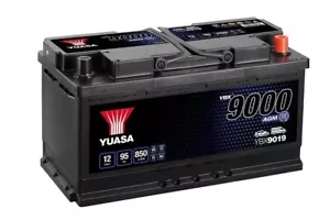 019AGM Yuasa Autobatterie YBX9019 Yuasa 12V 95Ah AGM Start Stop Autobatterie - Bild 1 von 8