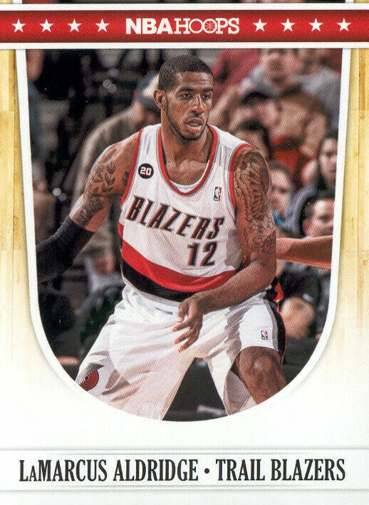 2011-12 Panini NBA Hoops #198 LaMarcus Aldridge Portland Trail Blazers NM Single - Image 1 of 1