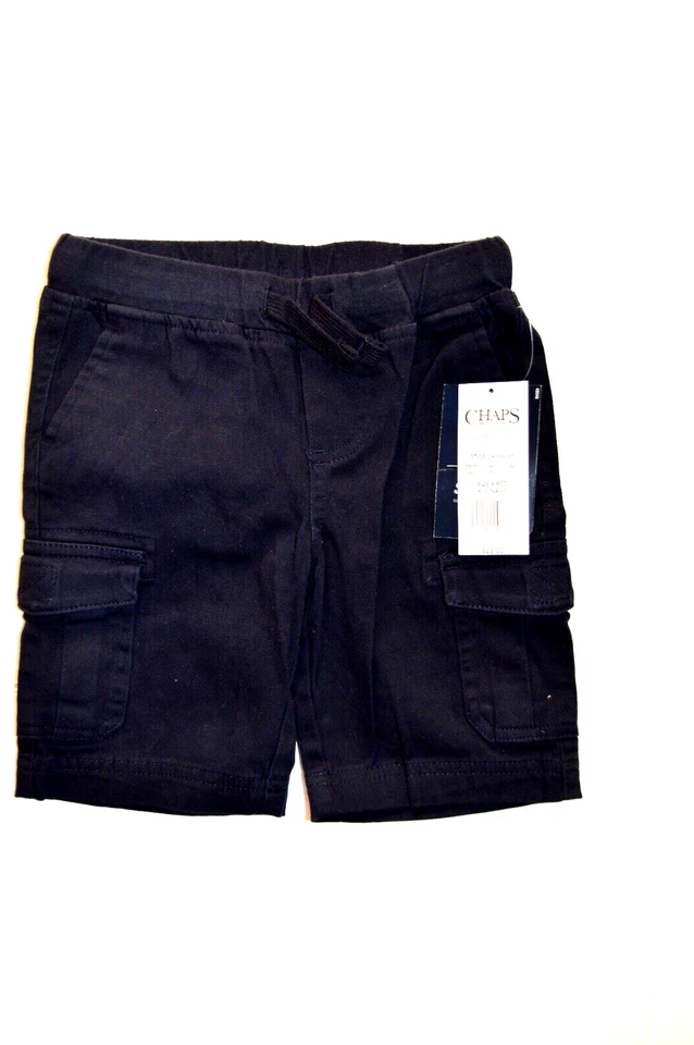 全新 $28.00 CHAPS 优质男孩工装短裤 - 海军蓝 - 弹性 - 尺寸:4 — 第 1/1 张图片