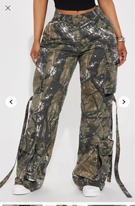 camo cargo pants women size 3x - Picture 1 of 4