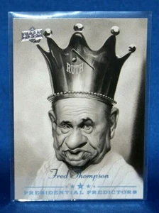 2008 Upper Deck Presidential Predictors Fred Thompson and Babe Ruth #PP-6 - Picture 1 of 2