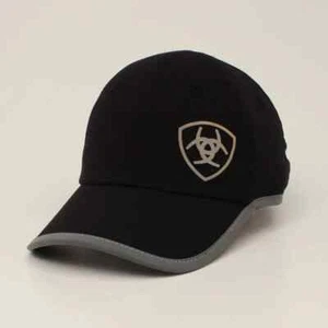 Ariat Womens Ponyflo Black Cap Ariat Shield Logo A300033001 - Picture 1 of 1