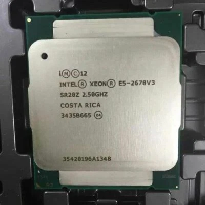 Intel Xeon E5-2678 V3 SR20Z 2.5GHz 12Core 120W 30MB LGA2011-3 CPU Processor - Image 1 of 2