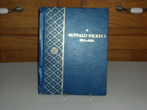 BUFFALO NICKEL SET (40 COINS)  Whitman Bookshelf Album Cover