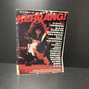 KERRANG #2 1981 - RAINBOW, LEPPARD, SABBATH, SAMSON, KROKUS, HALEN, OZZY - Picture 1 of 8