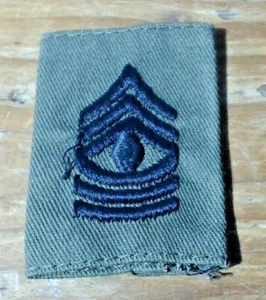 CHAQUETA GORTEX ORIGINAL DEL EJÉRCITO DE ESTADOS UNIDOS PRIMERA INSIGNIA DE PRIMER RANGO DE SARGENTO DESLIZANTE O SOMETIDA - Imagen 1 de 1