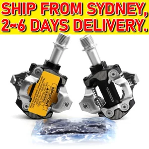 Genuine Shimano Deore XT PD-M8100 SPD Cycling Road bike Clipless Pedals & Cleats - Picture 1 of 4