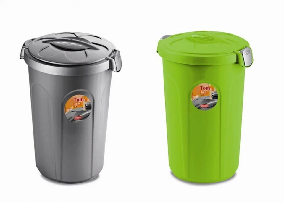 XL Tierfuttertonne Futtertonne Tonne Mülltonne Futtereimer Futterbox 46 L TOP - Bild 1 von 3