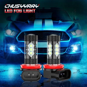 2X H11 H8 LED Fog Light Bulbs 8000K Blue For INFINITI M37 M56 QX56 EX35 FX35 - Picture 1 of 11