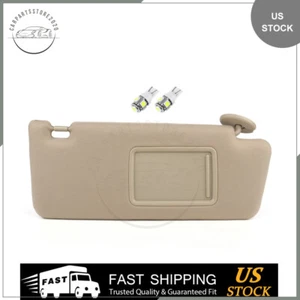 For 2005-2014 Toyota Tacoma + License plate Light Right Sun Visor Tan - Picture 1 of 7