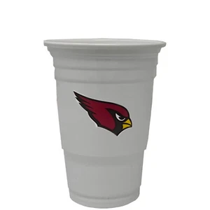 Tazze di plastica Arizona Cardinals Football League con licenza festa/giorno di gioco - 18 oz - Foto 1 di 2