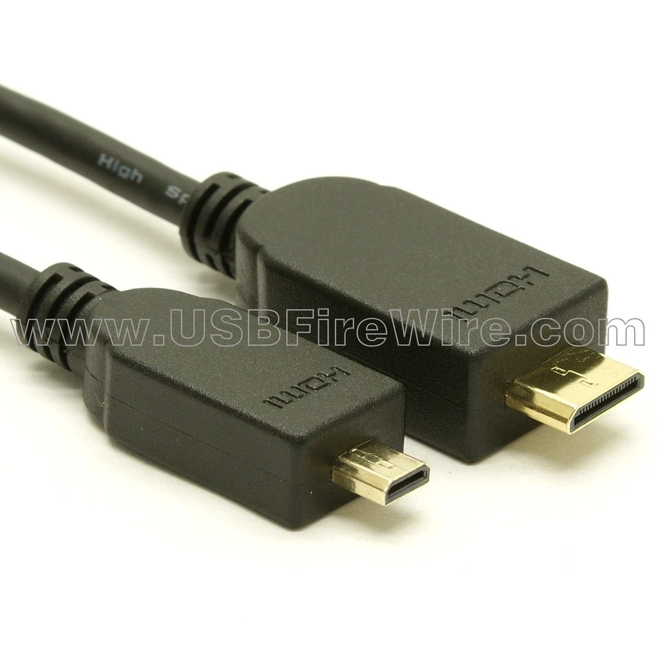 Micro HDMI auf Mini HDMI Kabel - Bild 1 von 1