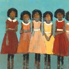 24W"x24H" THE DANCE by REBECCA KINKEAD - YOUNG GIRLS DRESSES CHOICES OF CANVAS