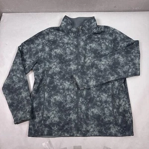 North Face Jacket Mens XL Black Apex Bionic Smoke Cloud Camo Windwall Softshell - Picture 1 of 13