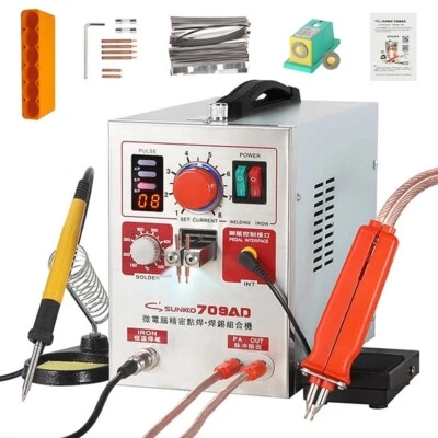 Soldadora de punto de pulso SUNKKO 709AD máquina de soldadura de batería con pluma 70B Foto 1 de 4